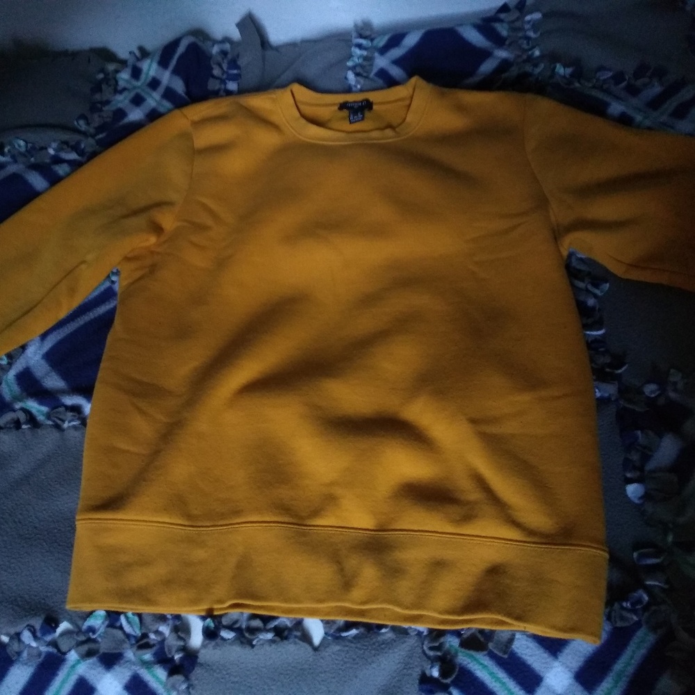 Forever 21 Mustard Crewneck Sweatshirt